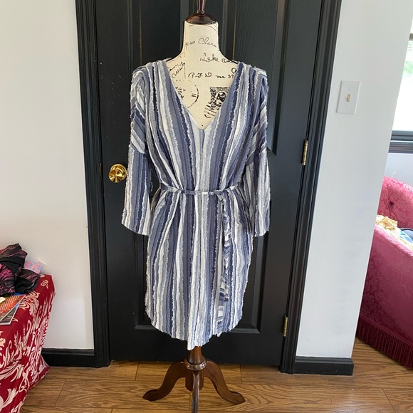 PORRIDGE Clothing - V Neck Dress  - Size Small - Picture 1 of 8